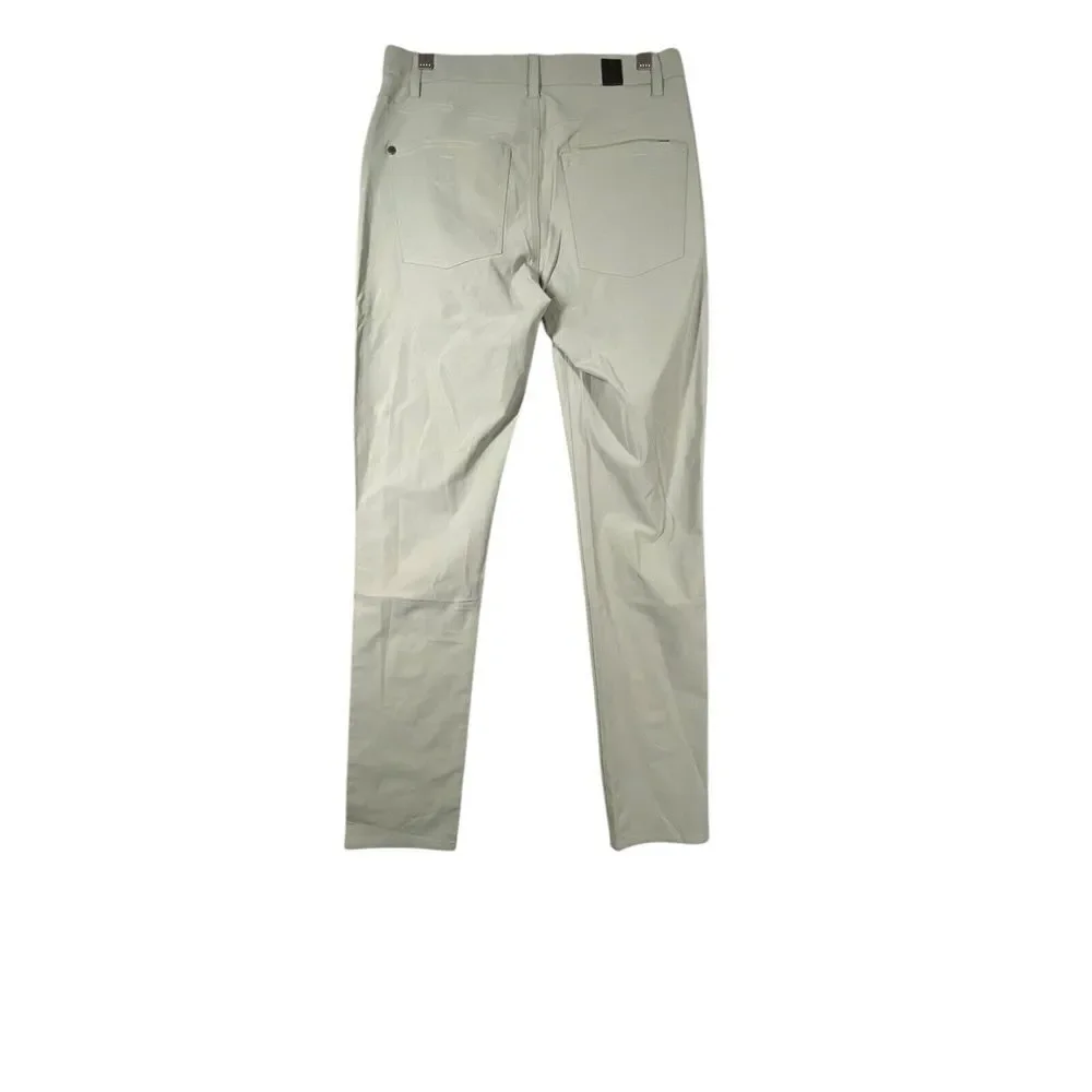 Vuori Men's Meta Pant‎ (V430) Zip Pocket Tapered Leg Driftwood Size 28